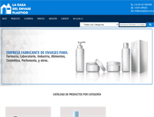 Tablet Screenshot of envaseplastico.com.ar